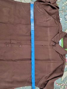 Brown Shirt Top