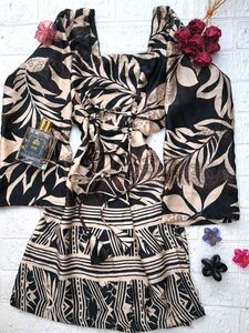 Corset Kurti &amp; Trouser Set🖤