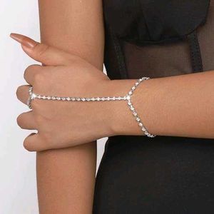Silver Plated Ring Bracelet CZ
