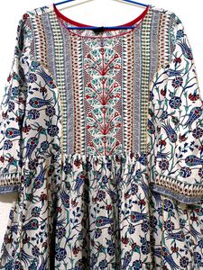 Floral Printed Anarkali Suit 🎀