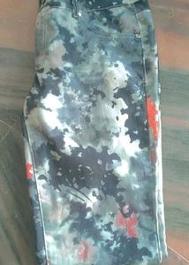 Floral Print Casual Pants