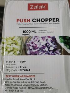 Zalak Push Chopper
