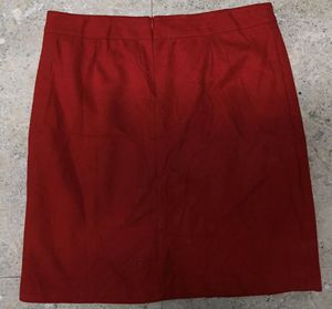 Wool Blend Skirt .