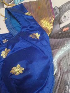 Blue &amp; Gold Blouse