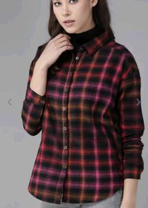 Roadster Checked Oversized  Shirt