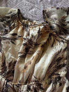 Brown Patterned Sundress