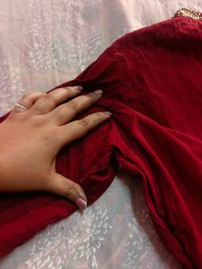 Embroidered Mirrorwork Short kurti