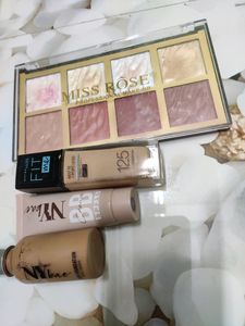 Foundations, Bb Cream And Highlighter Palette
