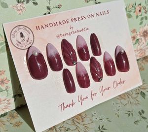 Handmade Gel Press On Nails