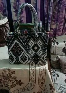 Latest women's big jute totebag handbag for women