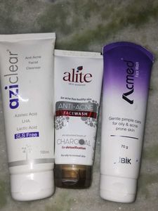 Acne Treatment Bundle - Aziclear, Alite, &amp; Acmed