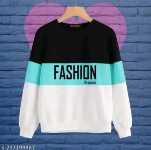 Fashionable Color Blocked Sweatshirt
