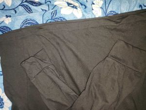 Black Long Sleeve Turtleneck Top