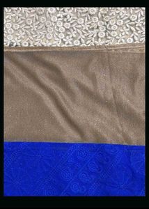 Royal Blue Saaree