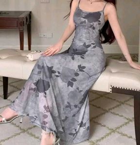 Floral Print Slip Dress