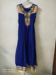 Elegant Blue & Gold Kurta