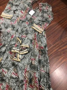 Elegant Kurta Set Floral Print