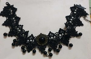 Vintage Black Lace Choker