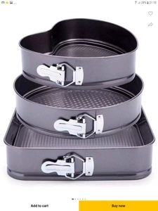 3-Piece Non-Stick Cake Pan Set