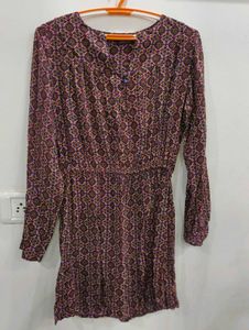 Elegant Patterned Mini (One peace)Dress