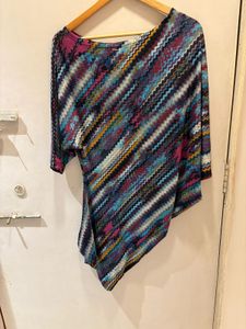Missoni Inspired Chevron Print Top