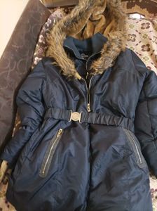 Navy blue Jacket woth hoodi