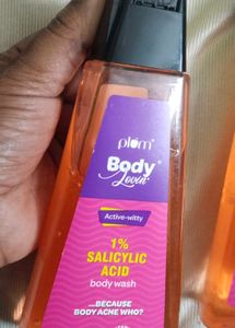 Plum Combo 2  Shawer Gel Salicylic