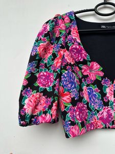 Floral Crop Top