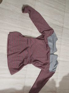 Striped Long Sleeve Top