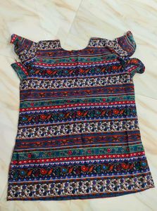 Boho Print Top