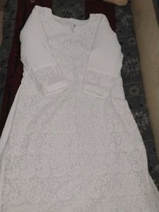 Chikankari White Kurta