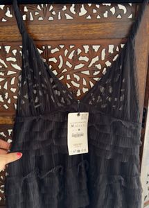 New Zara Celeb Style Gala Runway Maxi Dress