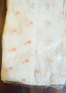 Elegant Cream Saree
