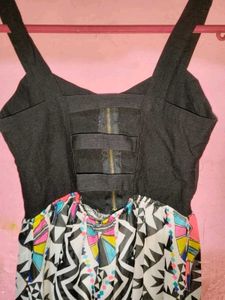 Patterned Asymmetric Dress