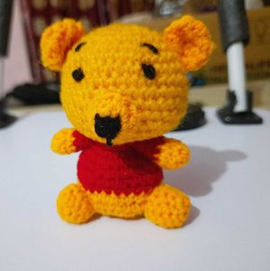Pooh Bear Amigurumi Plushie Toy