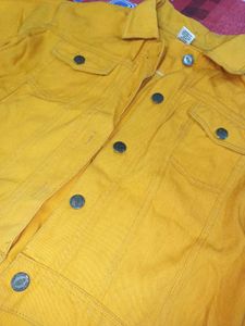Yellow Denim Jacket
