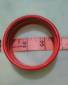 Red Velvet Bangles( 48 Peice)