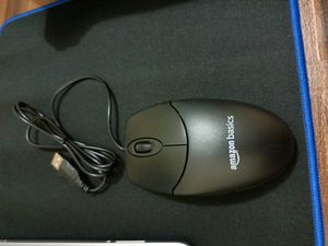 Black Colour Wired Mouse