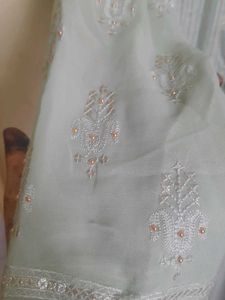 A Shiffon Kurta Suit With Bottom