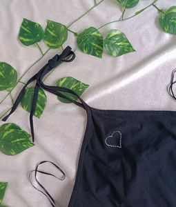 Black halter neck Dress