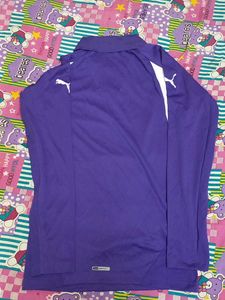 Puma Purple Long Sleeve Shirt