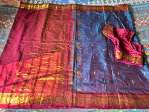 Sico gadwal saree with blouse