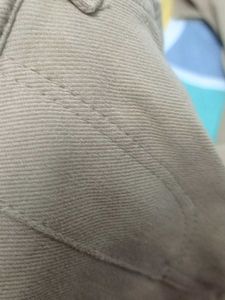 GO COLOURS !Cotton Blend Khaki Colour Pant (Soft)