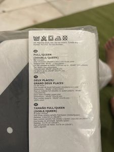 IKEA STOCKHOLM Duvet Cover Set – Full/Queen