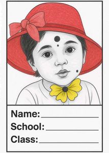 Personalized Kids Name Stickers for School Books