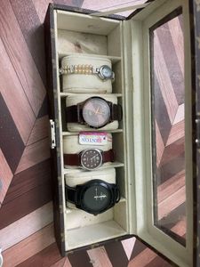Watch Collection in Display Case