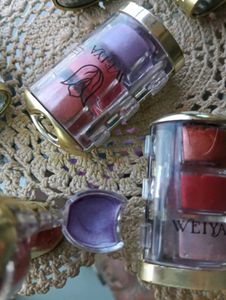 Weiya lip gloss 3 color Set purple red copper