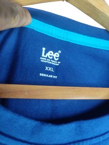 Lee Blue Graphic Print T-Shirt
