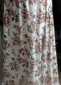 Off Shoulder Top With Stretchable Fabric And Skirt