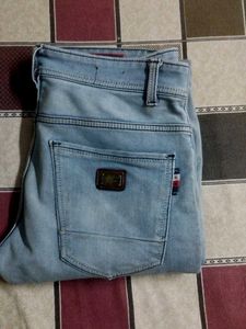 Patched Denim Jeans
